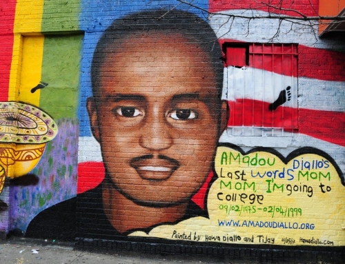Artist unveils restored 18-foot Bronx mural honoring slain Amadou Diallo